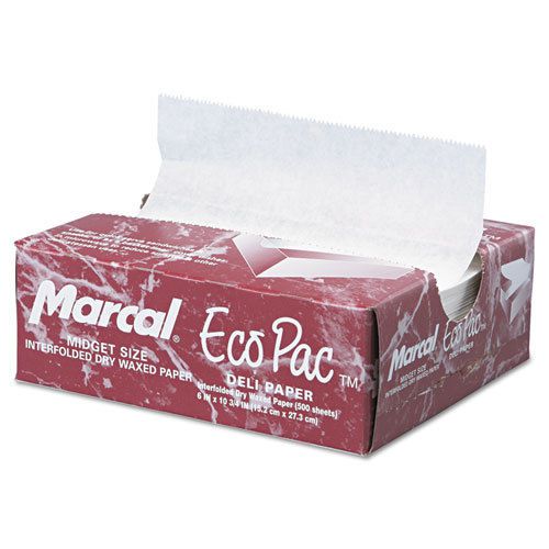 Marcal Eco-Pac Natural Interfolded Dry Waxed Paper Sheets  - MCD5290