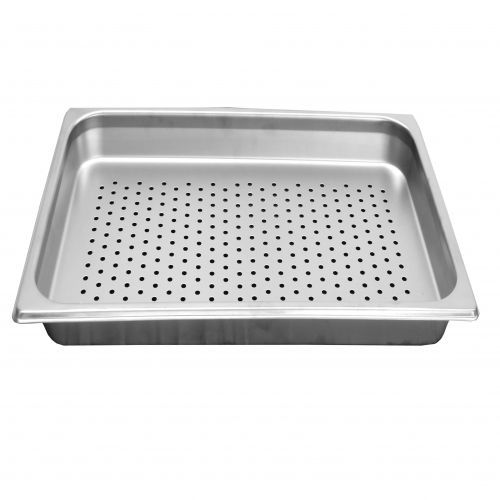 Thunder group stpa7001pf 1-1 / 4&#034; deep, full size perforated steam pan for sale