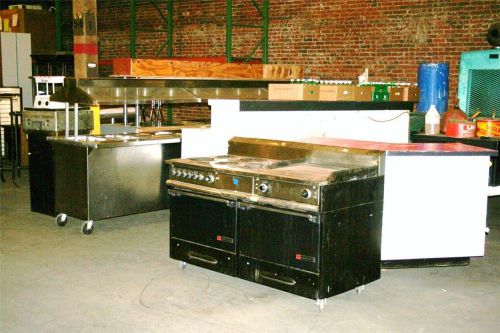 ~ Restaurant Equipment Hot Salad Bar Check Out Food Prep Counter Garland Stove