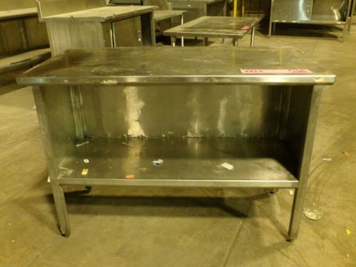 Stainless Steel Prep Table with underneath storage shelf/cabinet