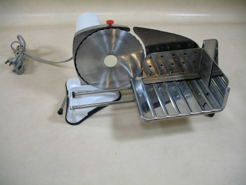 Household White Metal Meat Deli Slicer Club Products Co. WORKS
