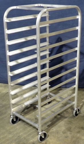 10 level aluminum end load platter/tray/lug cart/dolly by dc tech inc- new! for sale
