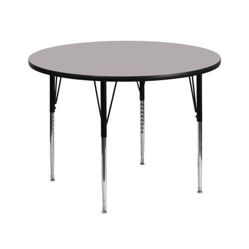 Flash Furniture XU-A42-RND-GY-T-A-GG 42&#039;&#039; Round Activity Table with Grey Thermal