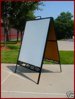 Portable sidewalk sign     message board  folding frame for sale