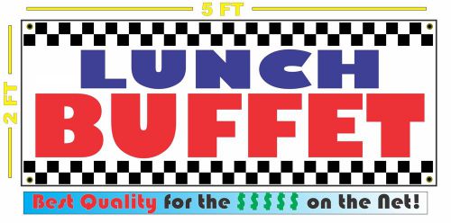LUNCH BUFFET All Weather Banner Sign Full Color ALL YOU CAN EAT Resturant