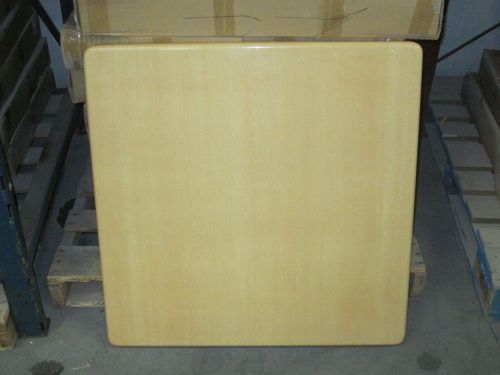 *new* 30x30 restaurant tabletops - natural super shine finish - box of 2 for sale
