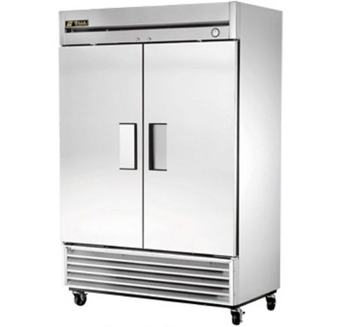 True t-49f t-series stainless reach-in solid swing 2 doors -10f freezer 115v for sale