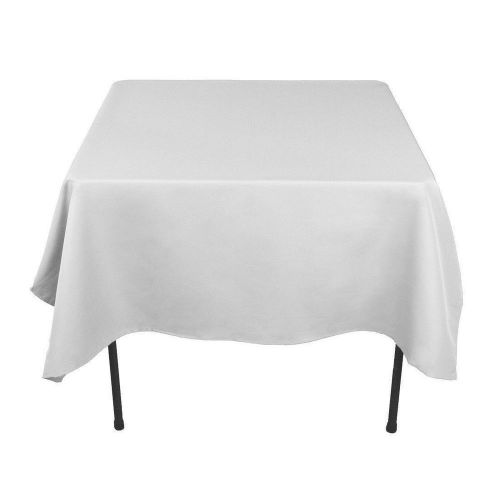 6 restaurant wedding linen table cloths poly 71 x 71 for sale
