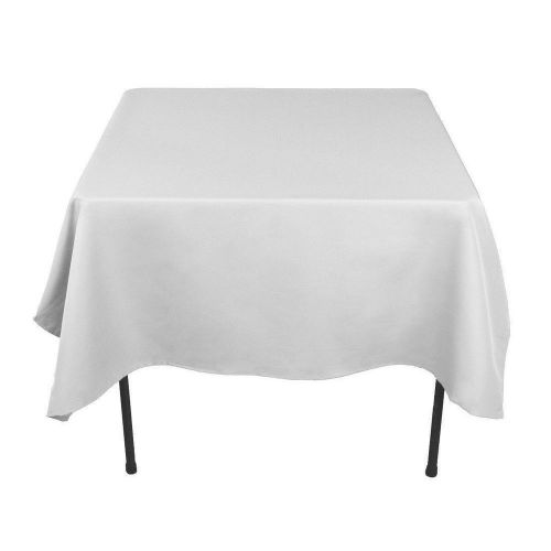 6 RESTAURANT WEDDING LINEN TABLE CLOTHS POLY 71 X 71