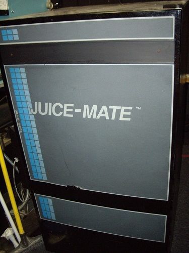 JUICE MATE 5 SECTION SODA JUICE VENDING MACHINE WORKS
