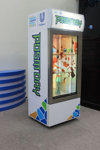 New refrigerator cooler with transparent display window available for sale