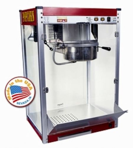 Commercial 12 oz popcorn machine theater popper maker paragon tp-12 w/cart for sale