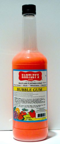 Bubble Gum Flavored Multi-Use Snow Cone Syrup - Case of Six 32 oz bottles
