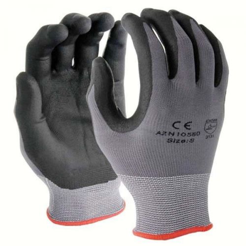 48 pairs micro foam pu / nitrile coating nylon gloves s,m,l,xl industrial use for sale