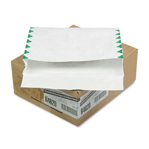 Tyvek Booklet Expansion Mailer, First Class, 10 x 13 x 2, White, 100/Carton