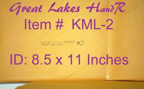 13 self-sealing kraft bubble padded envelope mailers kml-2 9.25&#034; x 11&#034; for sale