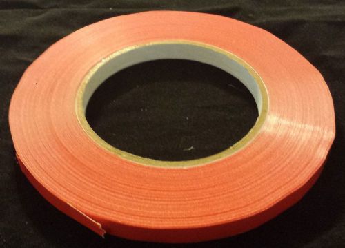 6 New Red Produce Poly Bag Sealer Tape 3/8 Inch x 180 Yards 6 Rolls