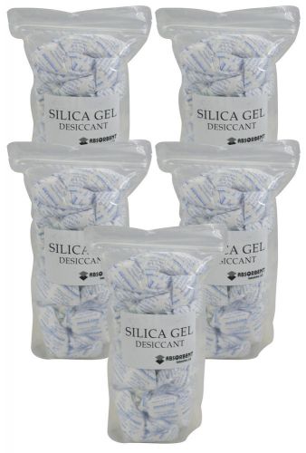 50 gram x 100 pk silica gel desiccant moisture absorber fda compliant food grade for sale