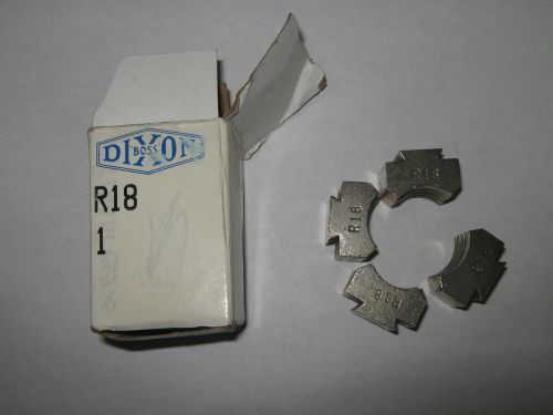 Dixon R18 Ribbed Die Set For Use With BFMW1050 Brass Ferrule, New