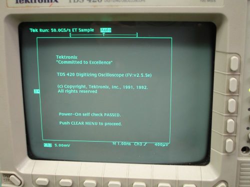 Tektronix TDS420 150MHz 4 channel Digital Scope