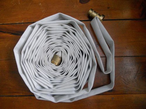 100 FOOT 2 INCH FIRE HOSE WITH PORTABLE SPRAY TYPE NOZZLE  NS 100G UNUSED USA