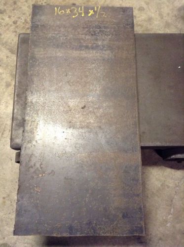 1/2&#034; Thick 34&#034; Long 16&#034; Wide Plate Steel Machine Shop Parts Blanks Metal Supply