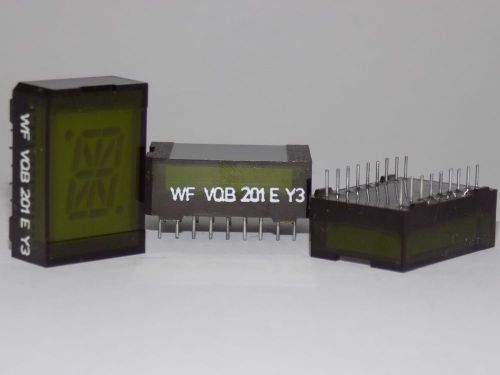 3pcs VQB201E 12.7mm  high efficiency 16 Segment Green LED Display common anode