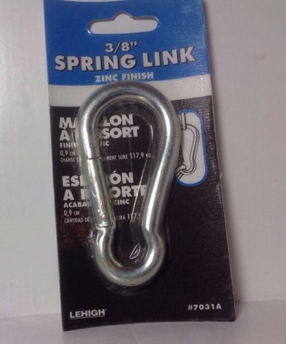 Lehigh 3/8&#034; Spring Link Zinc Finish Model #7031A 260lbs