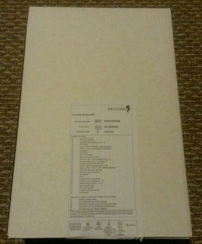 INTEGRA CRANIAL ACCESS KIT BRAND NEW SEALED INSHITHRZN NEUROSCIENCES NEUROLOGY