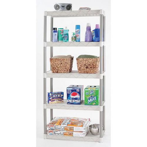 5 Shelf Shelving 34&#034; 5-Shelf Storage Unit space saving
