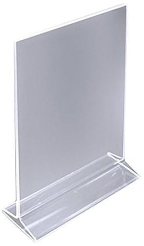 Chefland table card display/plastic upright menu ad frame/acrylic sign holder for sale