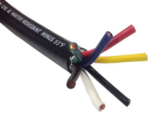 7 Conductor Trailer Wire - 6-16 Gauge &amp; 1-10 Gauge Wires - per foot - max 100&#039;
