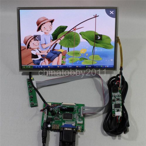 HDMI+VGA+2AV LCD driver board+10.1inch B101EW05 LP101WX1 1280*800+touch panel