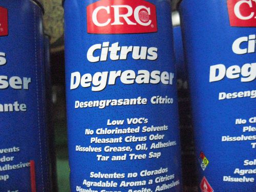 CRC CITRUS DEGREASER HEAVY DUTY CLEANER DEGREASER 20 Ounce Aerosol