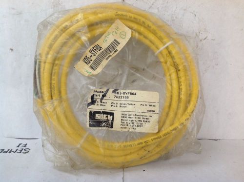 SICK KD5-SYF804 Sender Cable, Yellow, Female 5 Pin, 18 AWG, NOS