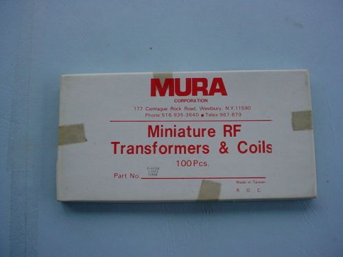 100 - 10.7 MHZ MINIATURE RF TRANSFORMERS
