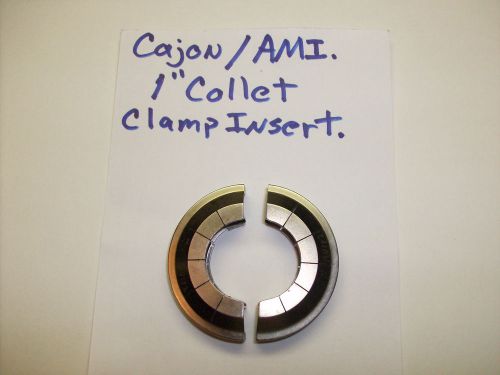 Cajon/ami 1&#034; collet clamp inserts for orbital welding...weldhead for sale