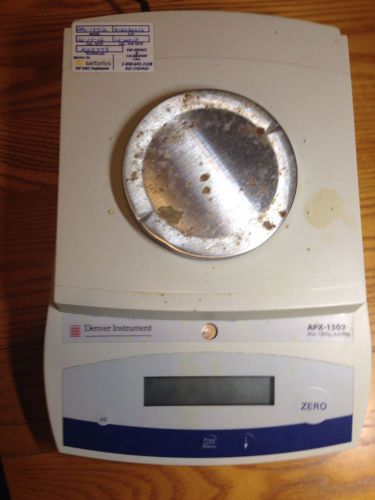 Denver Instruments Apx-1502, 1500g Max, 0.01g Resolution Balance Scale