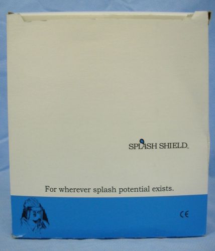 1 Box of 20 Splash Shield Inc. Facial Splash Shields #4505