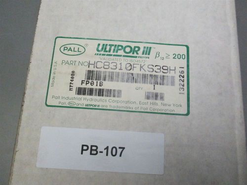 New Pall Filter HC8310FKS39H New In box