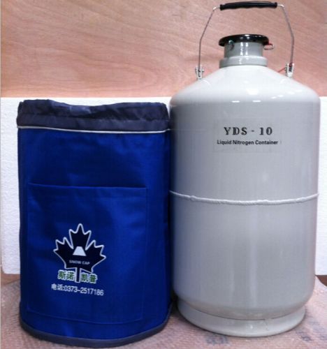 10 L Cryogenic Container Liquid Nitrogen LN2 Tank