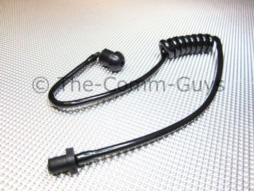 TWIST ON BLACK TUBE FOR SECURITY EARPIECE - COILED AIR TUBE FOR HEADSET