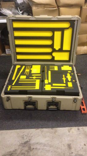 Kipper hardigg aviation foot locker fod tool box travel case w/ wheels handle 2 for sale