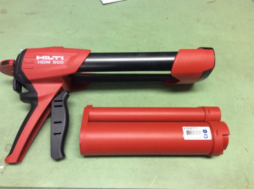 Hilti hdm 500 manual epoxy dispenser with hit-cr 500 cartridge holder for sale