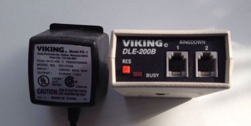 Viking DLE-200B 2-Way Telephone Line Simulator Emulator DLE-200B(SM) P# 259795C