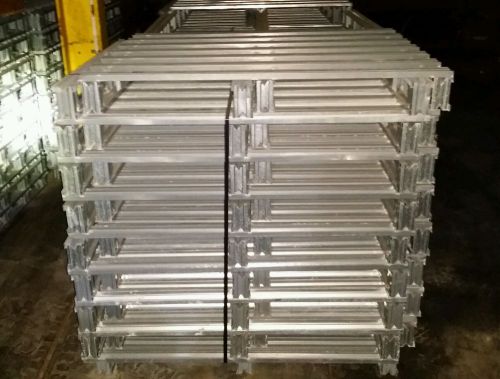 Bundle of Galvanized Steel Pallets 40x48 - Save Over 75% Off New Price