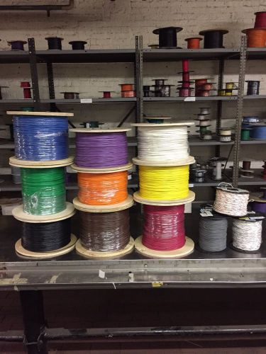 Ul1007 18 awg 16/30 stranded tin copper wire, 250&#039; any color, 105c 300v for sale