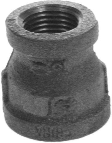 Aviditi 93661 2-Inch x 3/4-Inch Black Fitting with Reducing Coupling  (Pack of 5