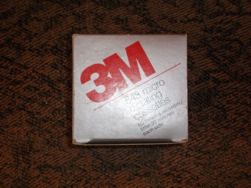 *NEW* 3M &#034;543&#034; Micro-Dictating Cassettes (Box of 5)! 300 Minutes of Recording!
