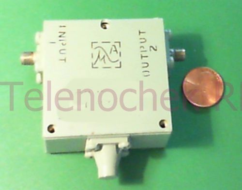 RF microwave single junction isolator 1863 MHz CF/  539 MHz BW/ 100 Watt / data
